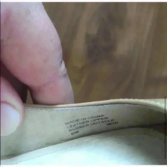 MICHAEL KORS Tan Peep Toe Heels - Picture 5 of 7